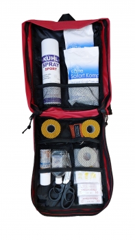 Erste-Hilfe-Rucksack S2 PLUS DIN 13157 + Sport-Ausstattung inkl. Sprühpflaster